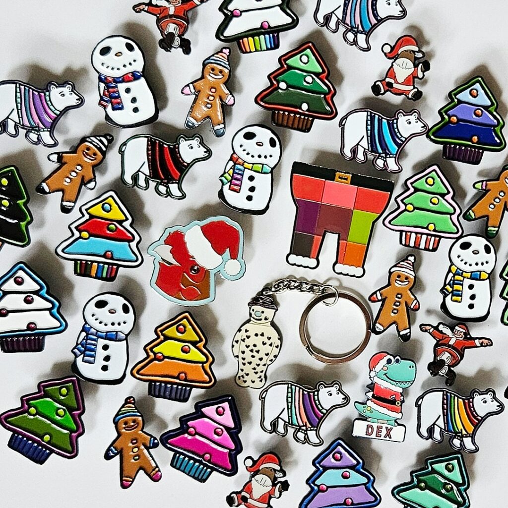 Custom Christmas Badges